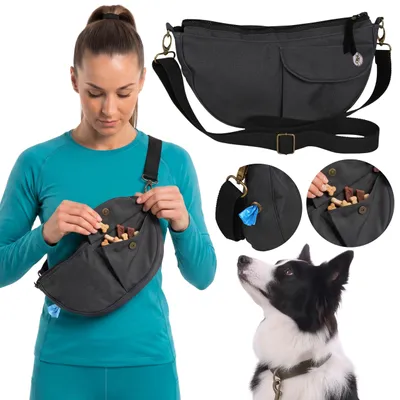 Produktbild von Hundeleckerli-Tasche, verstellbare Trainings-Gürteltasche mit Kotbeutelspender