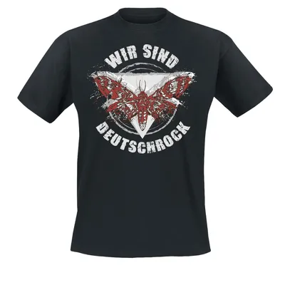 Produktbild von Wir sind Deutschrock - Motte, T-Shirt