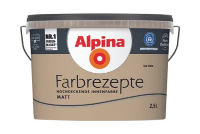 Produktbild von Alpina Farbrezepte Tea Time matt 2,5 Liter