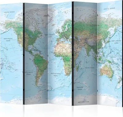 Immagine prodotto di Schermo monofacciale Mappe 225x172 cm 5 pezzi bianco
