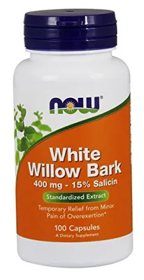 Produktbild von Now Foods | Weidenrindenextrakt | 400 mg | 100 glutenfreie Kapseln | ohne Gentechnik