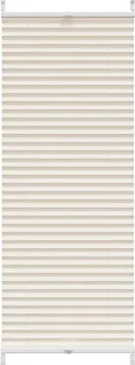 Image de vidaXL Store plissé 40x125cm Crème