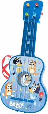 Produktbild von Bluey Kindergitarre 35,3 x 14,5 x 5 cm