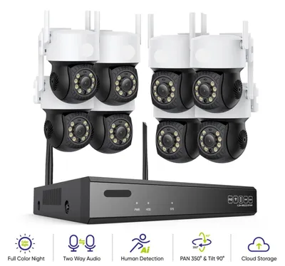 Obrázok produktu pre Bezpečnostná kamera - Kamerový dohľad - Vonkajšia kamera - Monitorovacia kamera - Bezdrôtové Wi-Fi pripojenie