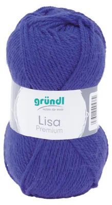 Produktbild von Wolle Lisa, 50g, 133m Dunkellila