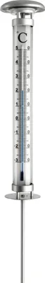 Image de Thermomètre géant de jardin led solaire