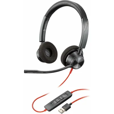 Image de Poly Blackwire 3320 - Série 3300 - Casque d'écoute - On-Ear