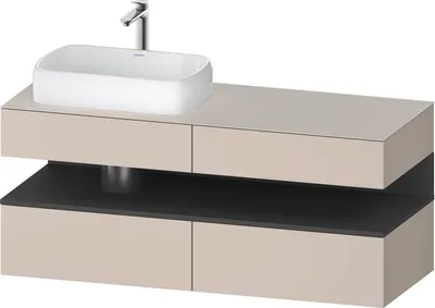 Produktbild von DURAVIT QA4765049910010 QTG KWTU WH Ek. 1400x550x600 Tp. Mt.