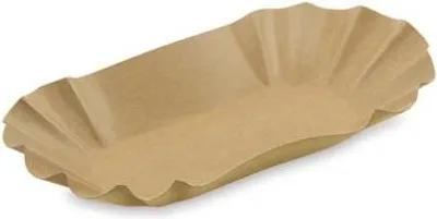 Produktbild von Tiefes Kraftpapier-Tablett 17,5 x 10,5 x 3 cm 250 Stück.