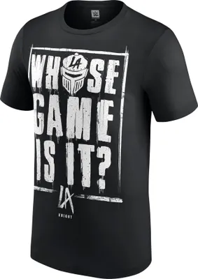 Image de WWE - T-shirt "Who's Game Is It" pour homme/femme unie HE3766 (S) (Noir)