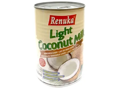 Produktbild von Renuka fettreduzierte Kokosnussmilch LIGHT 400ml | Kokosmilch Coconut Milk
