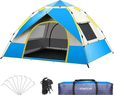 Image de Tente de luxe - Tente facile à monter de qualité supérieure - Tente de camping occultante