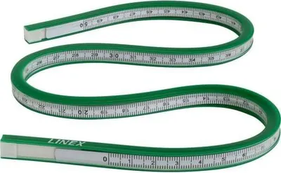 Immagine prodotto di Righello per curve FCG50 50 cm verde.