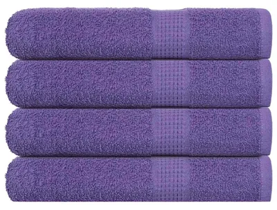 Immagine prodotto di Asciugamani vidaXL FROGN, 4 pezzi, viola, 100x200 cm, 360 g/m²