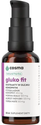 Imagen del producto de Suplemento alimenticio natural a base de hierbas, Gluko Fit, 30 ml
