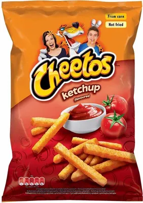 Zdjęcie produktu dla Cheetos Chrupki kukurydziane o smaku ketchupowym 150 g