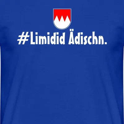 Produktbild von Spreadshirt Limidid Ädischn Fränkisch Wappen Franken Männer T-Shirt, XL, Dunkelblau