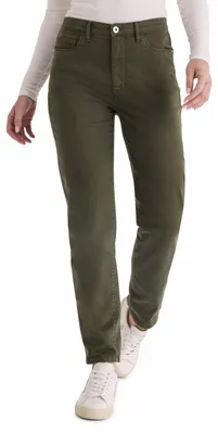 Produktbild von Stooker Women NIZZA DENIM BASIC Damen 5-Pocket-Jeans Tapered Fit 44 (Länge 30) olive