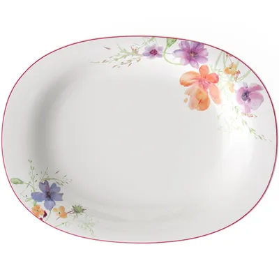 Immagine prodotto di Mariefleur Basic Servierplatte 340 x 260 x 32 mm | Villeroy & Boch | Art.-Nr. 1041002916 | EAN 4003686238510