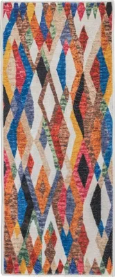 Produktbild von Küchenteppich Mexico Küchenläufer - geometrisches Muster – 65x130cm - mehrfarbig