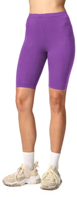 Produktbild von Merry Style Damen Kurze Leggings aus Viskose MS10-145(Purpur, M)