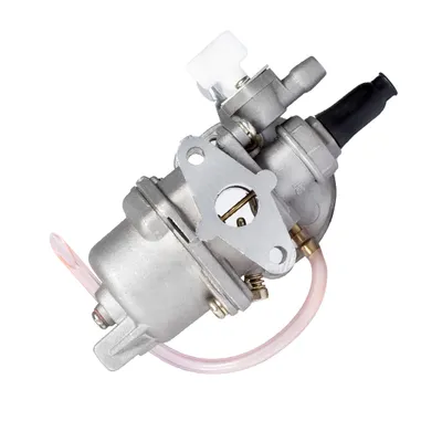 Produktbild von Vergaser 49cc 2-Takt – Ersatz-Vergaser für Mini Quad, Dirtbike, Pocketbike, ATV, Buggy, Go Kart – Hochwertiger Benzinvergaser für 47cc 49cc Motoren