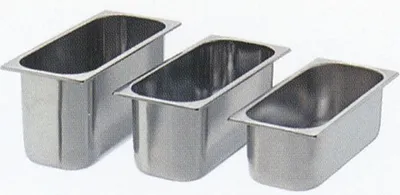 Produktbild von Edelstahl Eisbehälter für Eisvitrinen 6,3 Liter 360x165x150 mm