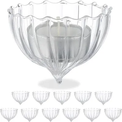 Zdjęcie produktu dla Zestaw 12 pływających świeczników typu tealight