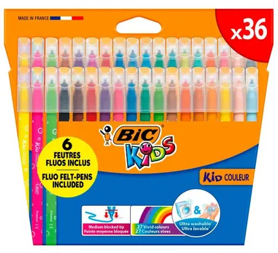 Produktbild von Bic Packung Mit 36 Superwaschmitteln Für Kinder Mehrfarbig Kinder Mehrfarbig One Size