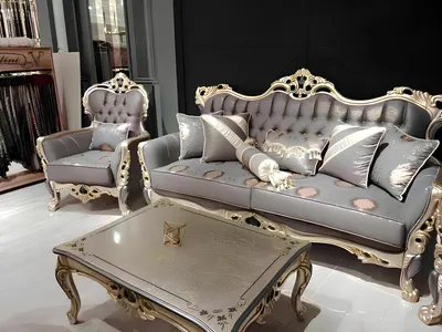 Produktbild von Designer Wohnzimmer set Sofagarnitur set Sofagarnitur 3+3+1+1 2x Sofas 2x Sessel