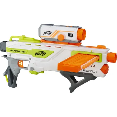 Image de Blaster Nerf N-Strike Elite Modulus BattleScout ICS-10, caméra HD incluse