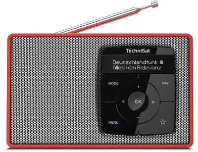 Zdjęcie produktu dla TECHNISAT Radio tragb. 1W UKW/DAB+ RDS BT AkkuWeck/Sleept ro-si