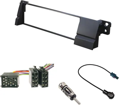 Produktbild von Audioproject A170 - Autoradio Radioblende SET für BMW 3er E46 Radioadapter 2x Antennenadapter Fakra DIN ISO 17 Rund Pin