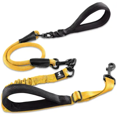 Immagine prodotto di Guinzaglio elastico per cani - Extra resistente e riflettente