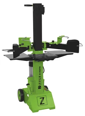 Produktbild von Zipper ZI-HS8TN, Elektrischer Holzspalter, 8 t, 48,5 cm, 30 cm, 4 l, Schwarz, Hellgrün