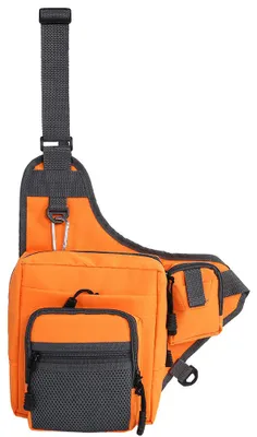 Produktbild von Multifunktionale Outdoor-Sport-Wander-Reise-Umhängetasche und Angelausrüstungstasche (orange)