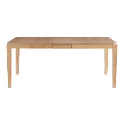 Produktbild von Miliboo - Ausziehbarer Esstisch mit Eschen- und Hevea-Massivholzfurnier L150-180 cm BOLLY