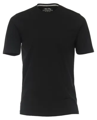 Produktbild von Redmond - Herren Basic T-Shirt (665), Größe:4XL, Farbe:Schwarz(90)