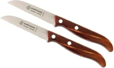 Produktbild von Schälmesser 3" gerade Klinge 2 Stück Gerlinol Messer 813001 Marsvogel Solingen /// Küchenmesser Gemüsemesser Kartoffelschälmesser