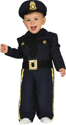 Produktbild von Polizisten Kostüm für Baby, Größe:86/92