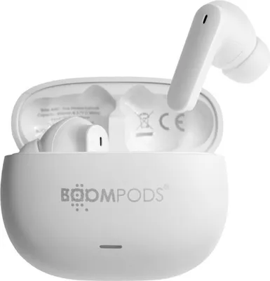 Zdjęcie produktu dla Bezprzewodowe słuchawki BOOMPODS bassline GO białe