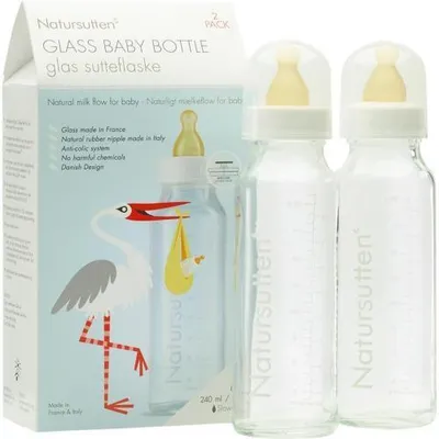 Immagine prodotto di Biberon 240 ml con valvola anticolica Natursutt. 2 pezzi