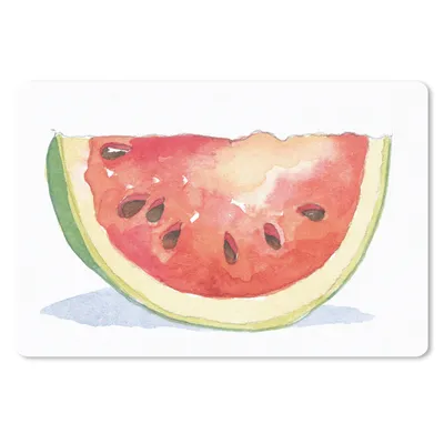 Produktbild von MuchoWow® Mauspad Mousepad Aquarell - Wassermelone - Obst 27x18 cm - Mousepads - Maus Mat - Pad - Mausunterlage - Büroartikel - Desk Matten