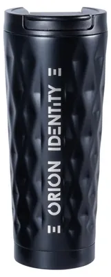 Obrázek produktu pro Termohrnek – rovný tvar – nerezová ocel – izolovaný – 500 ml – černý