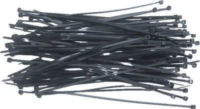 Produktbild von TOPEX kabelbündelband 2,5 x 100 mm schwarz 100 stück, uv-beständig, - / - 35 ° bis + 85 °, polyamid 6.6
