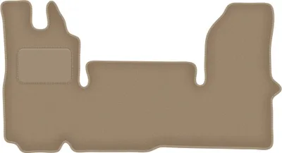 Produktbild von Fahrerfußmatte Velours beige passend für Renault Master II (2003-2010, Lieferung) – mit Befestigungen – passgenau