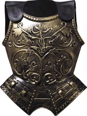 Immagine prodotto di Bristol Novelty - Pettorale romano con mantello da uomo BN566 (taglia unica) (nero/oro)