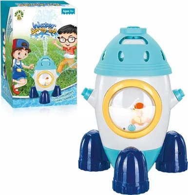 Obrázok produktu pre Rocket Launcher Water Spray Hračky Tlakový kropič Rotačná modrá