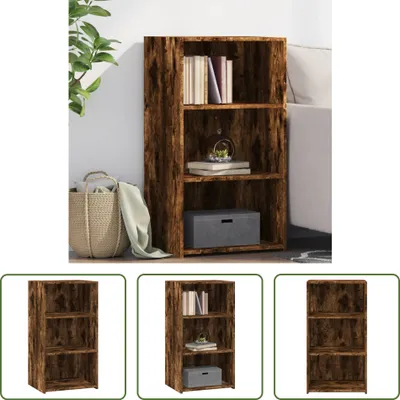 Produktbild von The Living Store Sideboard Räuchereiche 50x41x93 cm Holzwerkstoff