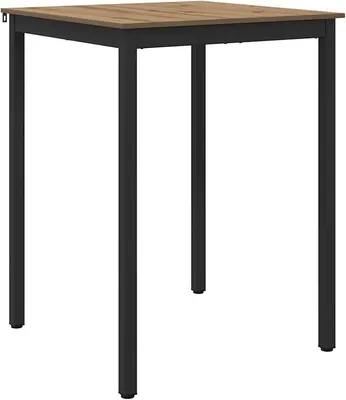 Productafbeelding van Eettafel, hout, keukentafel voor 4 tot 6 personen, geschikt voor eetkamers, kleine ruimtes, model A38